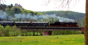 Dampfzug Sonderfahrt kl
